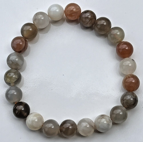 Buntes mondstein armband - mondstein,