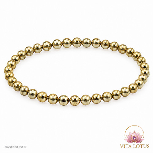 Pyrit mini kugelarmband - pyrit, 4