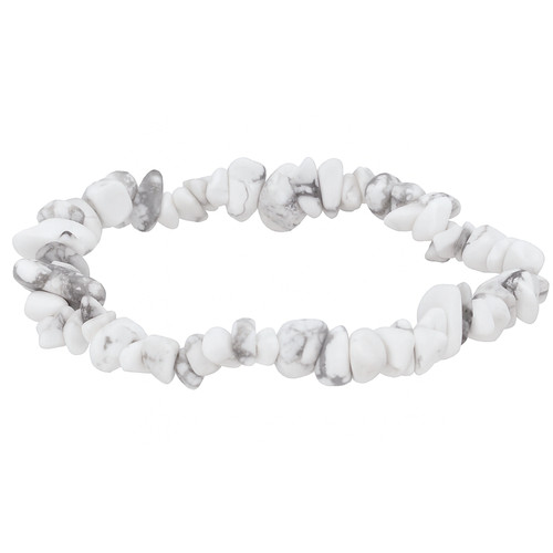 Magnesit splitterarmband - magnesit,