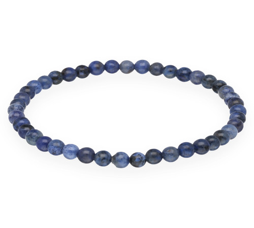 Dumortierit mini kugelarmband - dumortierit, mini-kugelarmband