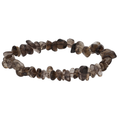 Rauchquarz splitterarmband - rauchquarz,