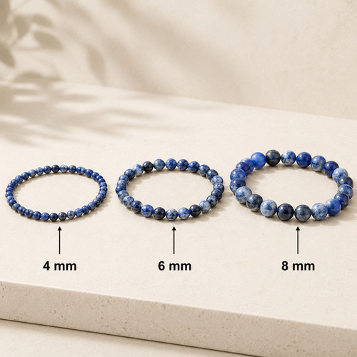 Sodalith edelstein armband - edelstein,