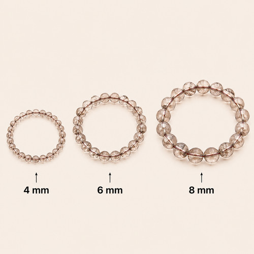 Rauchquarz edelstein armband - rauchquarz,