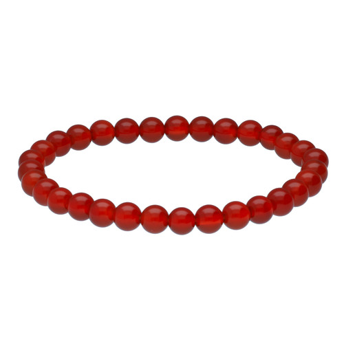 Karneol kugelarmband 6 mm - 6,