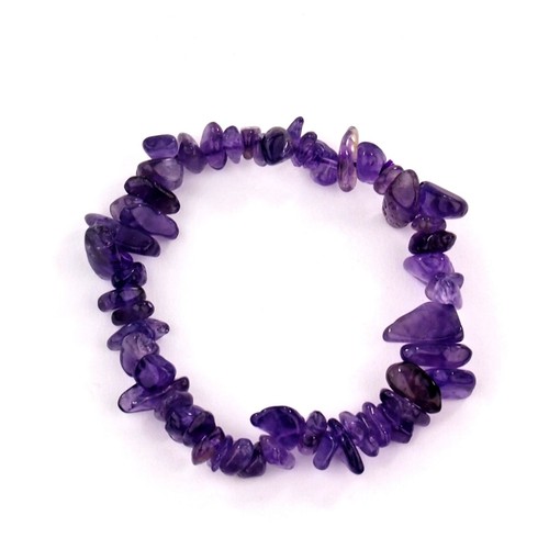 Amethyst armband flexibel - amethyst,