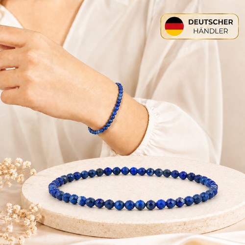 Lapislazuli edelstein armband - edelstein,
