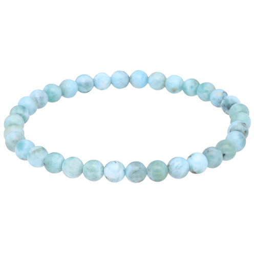 Larimar kugelarmband 6mm - larimar,