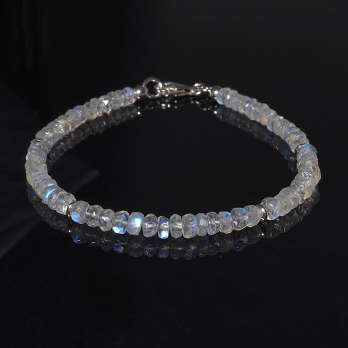 Mondstein armband blau - armband,