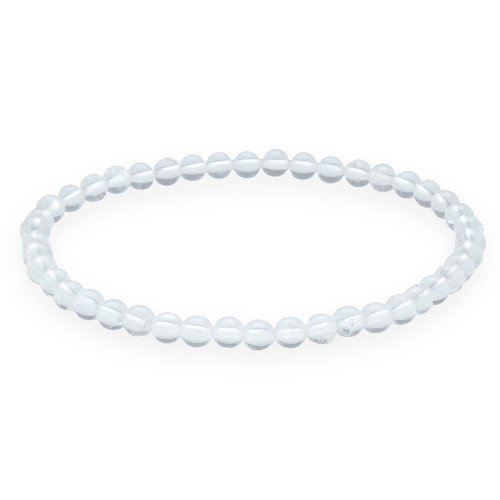 Bergkristall mini kugelarmband - bergkristall, mini-kugelarmband