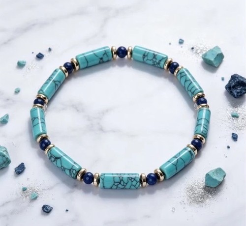 Edelstein armband türkis - türkis, &