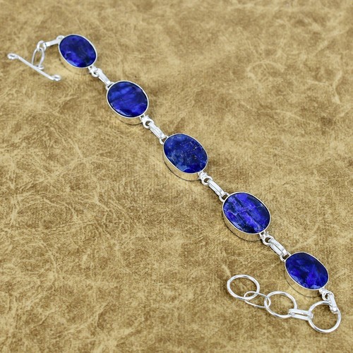 Natürlicher blauer saphir - natürlicher,