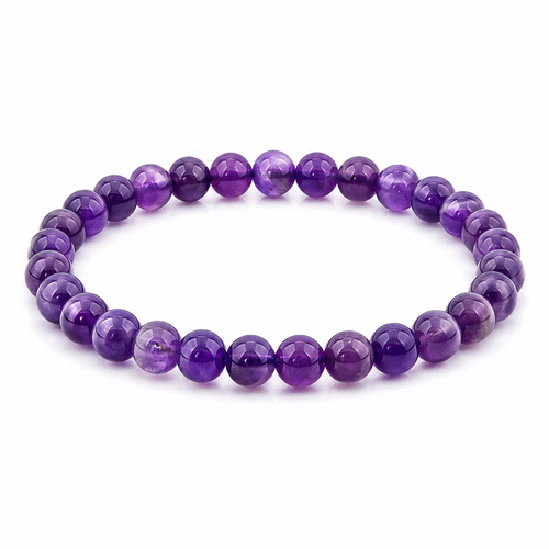 Amethyst edelstein armband - edelstein,