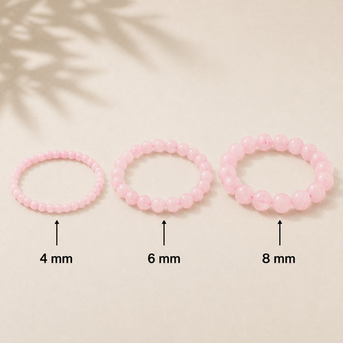 Rosenquarz edelstein armband - edelstein,