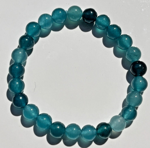 Petrol teal chalcedon - teal,
