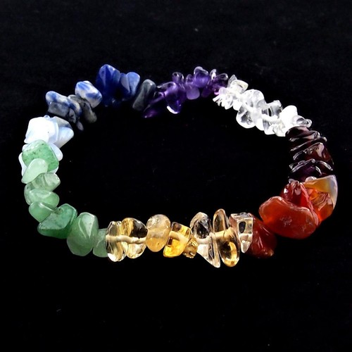 Chakra armband trommelstein - armband,