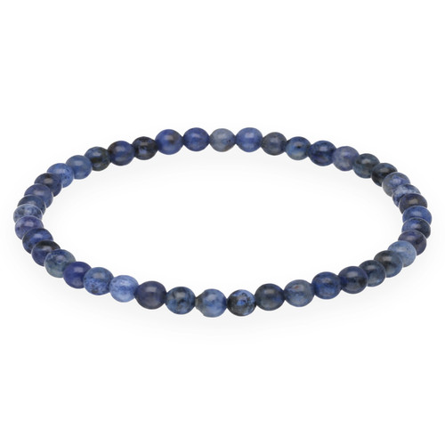 Dumortierit mini kugelarmband - dumortierit, mini-kugelarmband