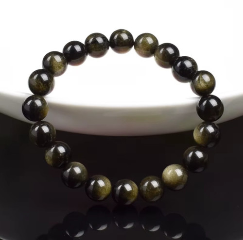 Goldobsidian edelstein armband - goldobsidian,