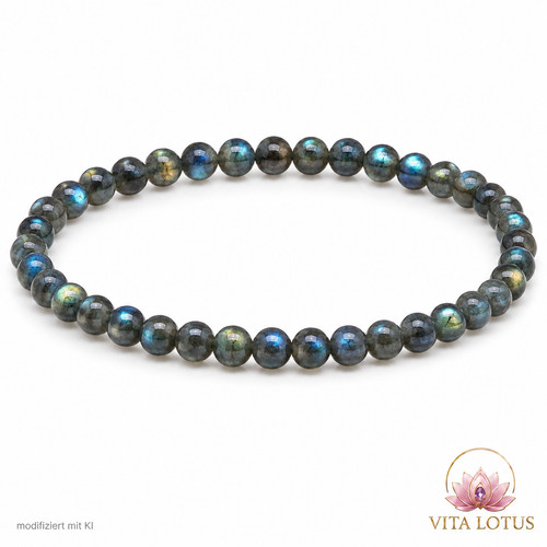 Labradorit mini kugelarmband - labradorit, mini-kugelarmband