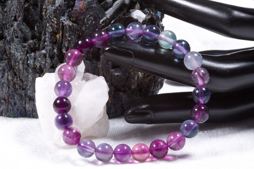Edelstein armband aus fluorit - armband,