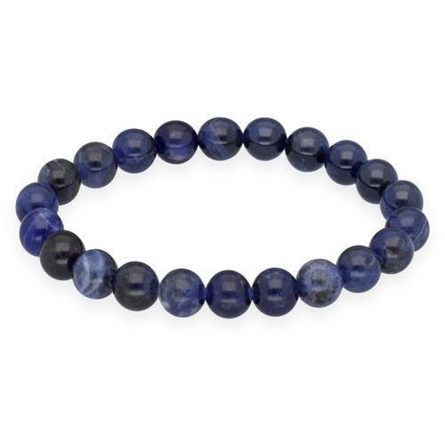 Sodalith kugelarmband 8 - sodalith,